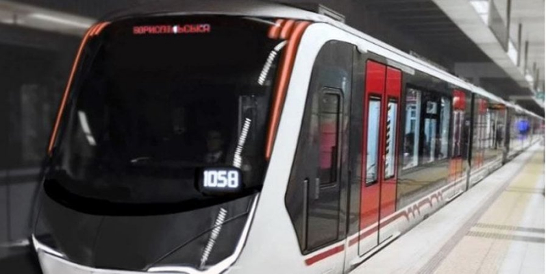 Як&nbsp;у&nbsp;Лондоні. Крюківський завод показав поїзд метро з&nbsp;наскрізними вагонами